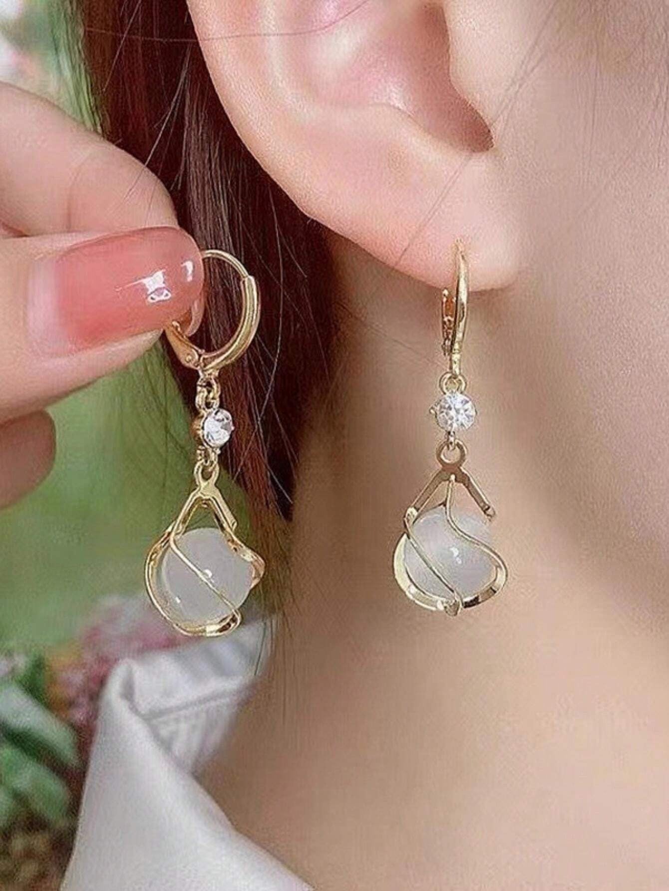 Ethel™ - Elegantes Pendientes de Perlas