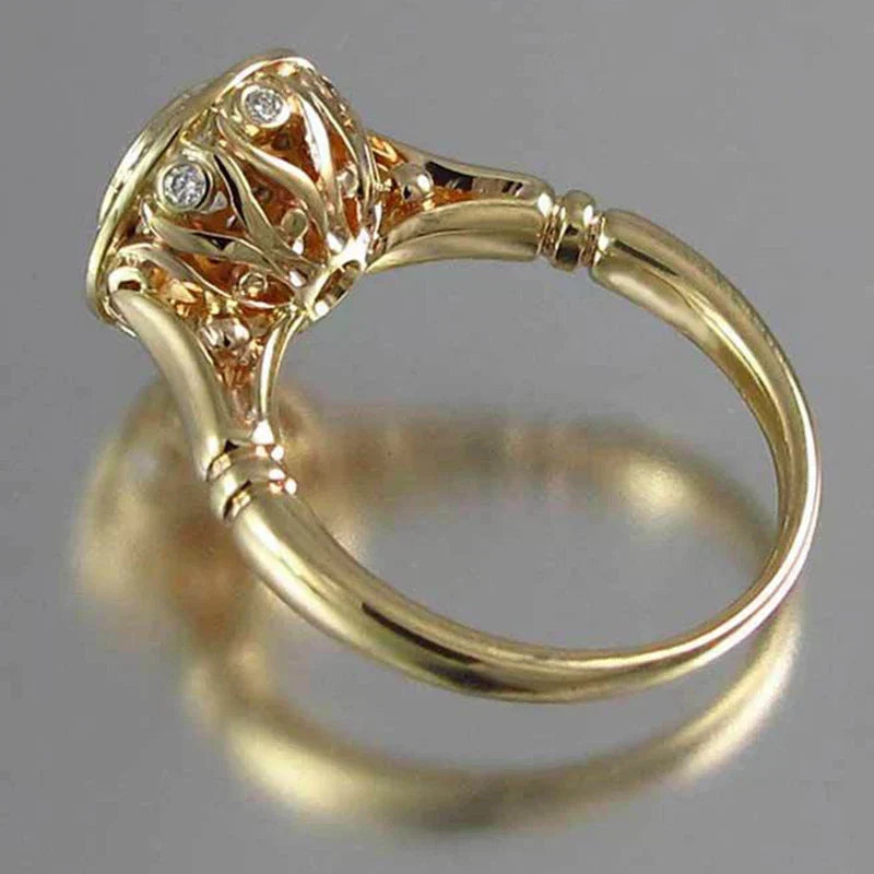 Angie™ - Anillo Clásico de Brillo