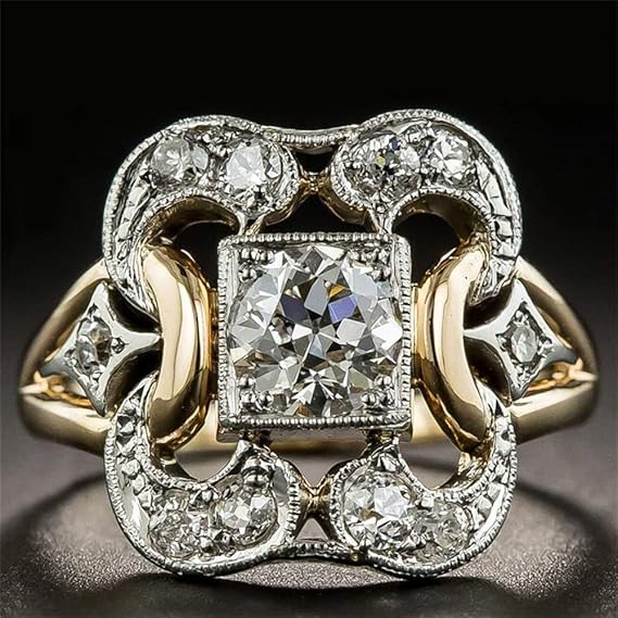 Luciara™ - Anillo Floral con Luz Estelar