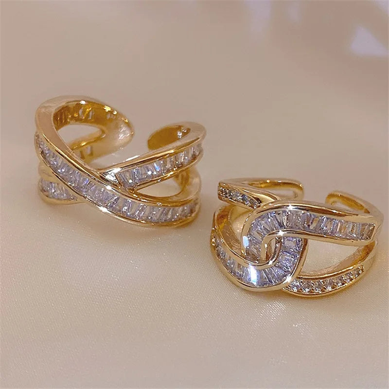 Haylee™ - Anillo de Diseño en Formas de Espirales