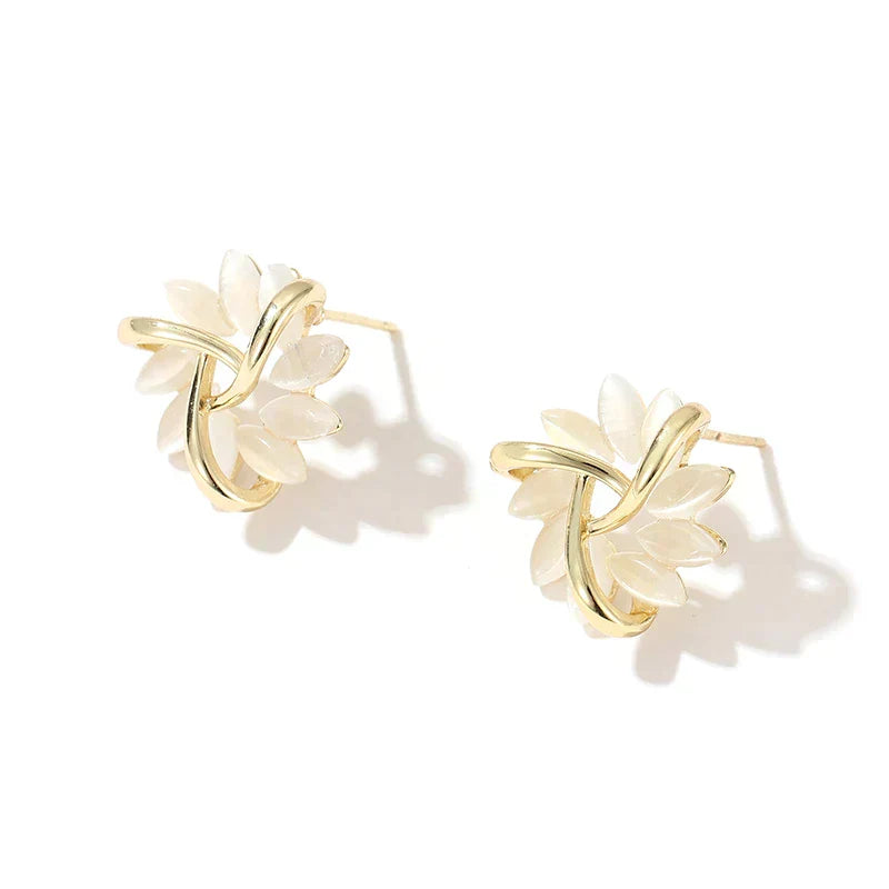Tori™ - Pendientes Florales Curvados