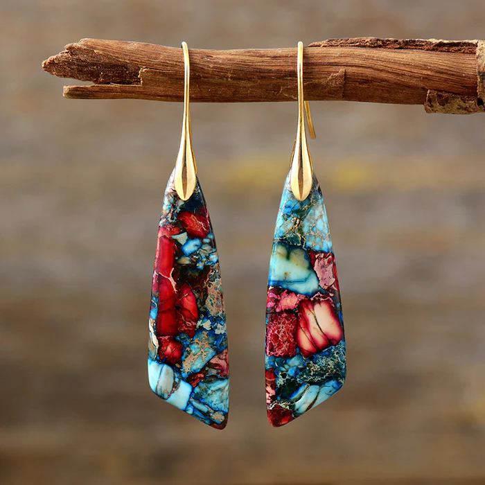 Katsina™ - Pendientes Boho Coloridos