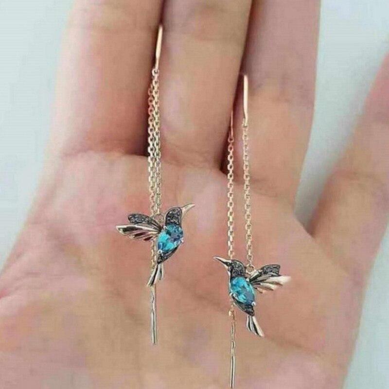 Sharine™ - Graceful Hummingbird Earrings